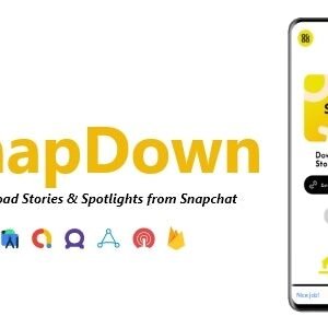 SnapDown - Snapchat Stories  Spotlights Downloader | ADMOB, FAN, APPLOVIN, FIREBASE, ONESIGNAL