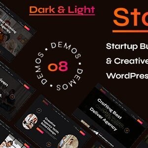 Starbiz - Startup Business Agency  Creative Portfolio WordPress Theme