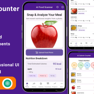 Cal AI â€“ AI Calorie Counter Flutter App | Food Tracker, Barcode Scanner, Diet & Nutrition Planner
