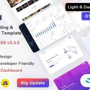 Techwind - Tailwind CSS Multipurpose App, Saas & Software Landing & Admin Dashboard Template 3.0