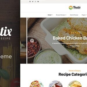 Thatix - Food Recipes WordPress Theme 2.5