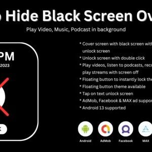 Video Hide Black Screen Overlay