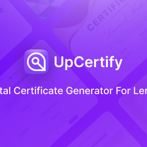 Upcertify - Laravel Digital Certificate Generator Addon