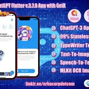 XChatBot ChatGPT-3 | Image Generation OpenAI Flutter App with Admob | GetX 1.0.5