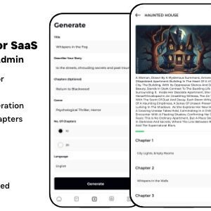 Ai Story Generator - Text To Story SaaS Ai Audio Story Admob Android iOS mobile react native Admin