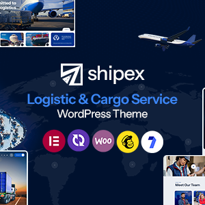 Shipex - Transport and Logistics WordPress Theme