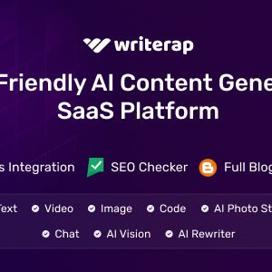 Writerap - AI Content Generator with SEO Optimizer SaaS Application 1.7.0